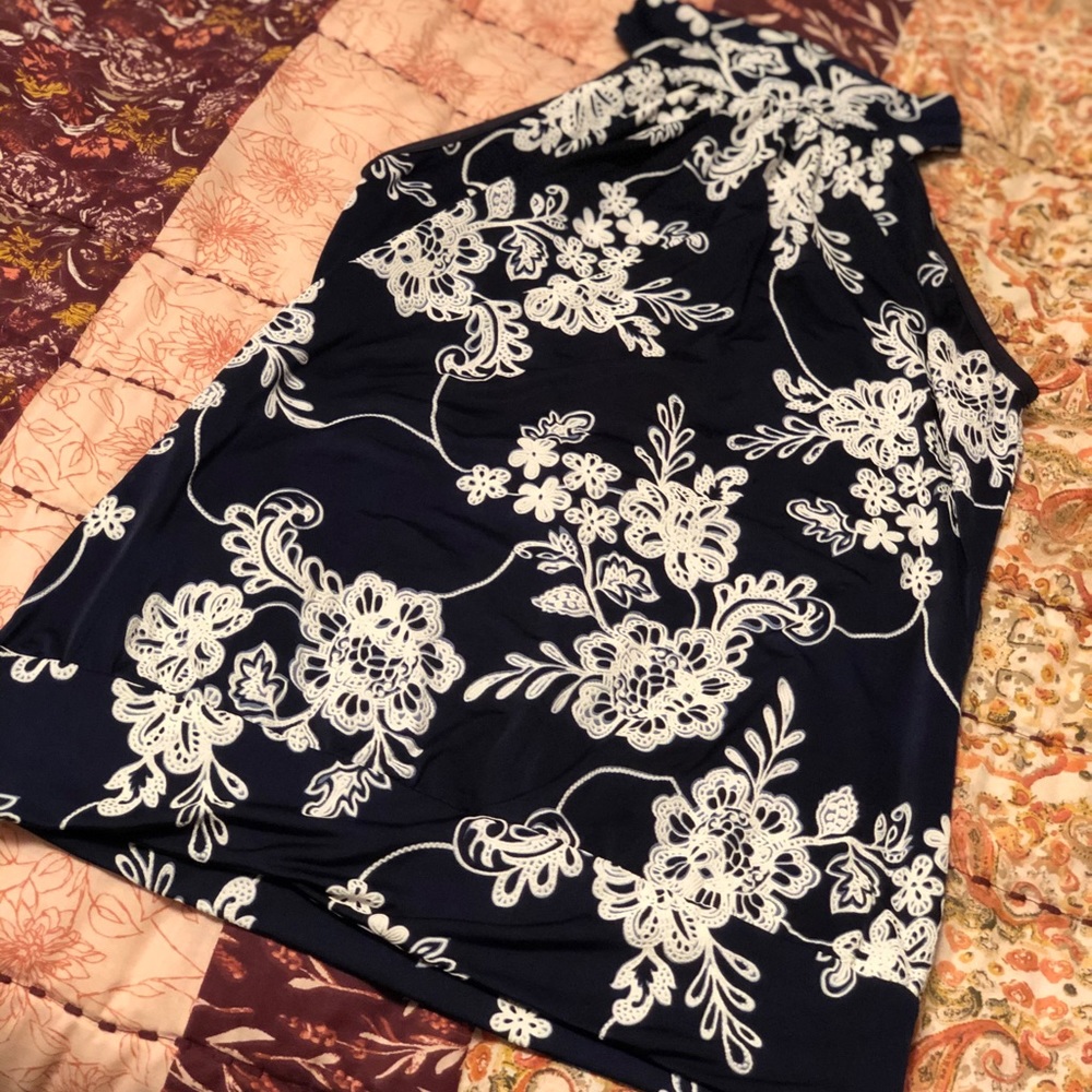 High neck sleeveless top